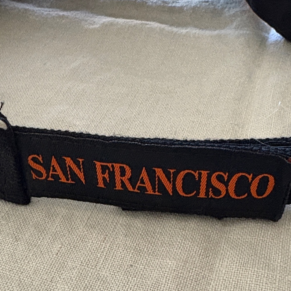 SF Black and Orange Men's Visor - Picture 2 of 3